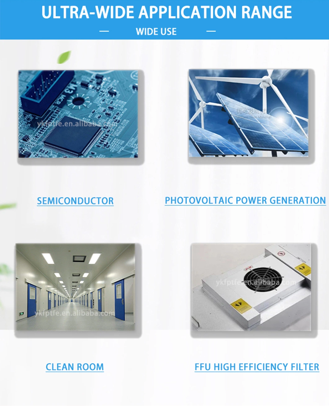 UNM U15 Clean Room Filtration Media ePTFE Material for Electric chip FFU